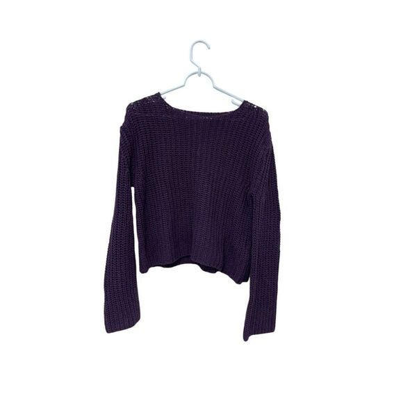 Massimo Dutti Womens Sweater S Small Pullover Mulberry Purple 5713/617 NWT - Picture 2 of 10